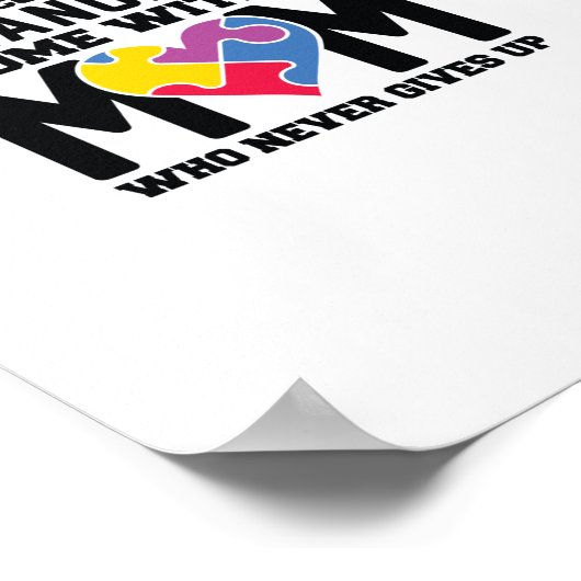 Autism Doesn't Come With A Manual Poster (Ecke)