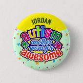 AUTISM ein weiteres Wort für PHANTASTISCH Button (Vorderseite)