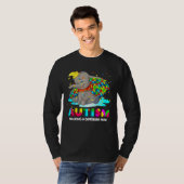 Autism Elephant Dumbo Walking A Different Path Aut T-Shirt (Vorne ganz)