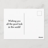 AUTISM Eltern geben nie auf Postkarte (Rückseite)