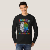 Autism Embrace Neurodiversity Autistics Awareness  T-Shirt (Vorne ganz)