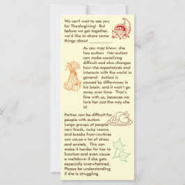 Autism Erntedank Girl