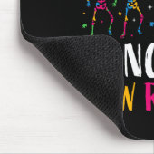 Autism Funny Skeleton Tanz Neuer Rhythmus Autismus Mousepad (Ecke)