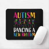 Autism Funny Skeleton Tanz Neuer Rhythmus Autismus Mousepad (Mit Mouse)