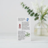 Autism Get Together Girl Business Card Visitenkarte (Stehend Vorderseite)