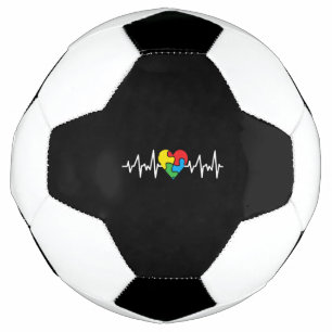 Autism Heart Beat Autism Awareness Day Fußball