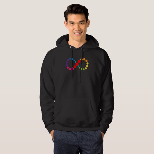 Autism Infinity Symbol Hoodie (Vorne ganz)