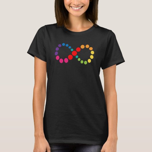 Autism Infinity Symbol T-Shirt (Vorderseite)