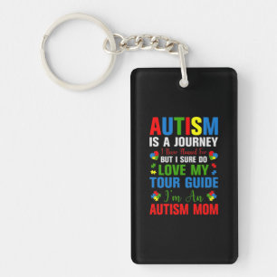 Autism Is A Journey I Never Planned For But I Sure Schlüsselanhänger