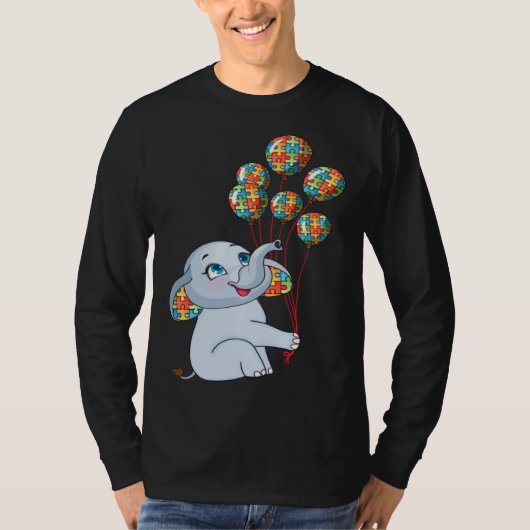 Autism is my Incredible talent Baby Elephant Autis T-Shirt (Vorderseite)