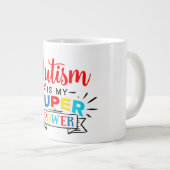 Autism Jumbo Tasse (Vorderseite Rechts)