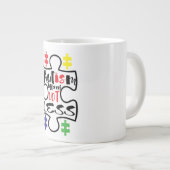 Autism Jumbo Tasse (Vorderseite Rechts)