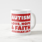 Autism Jumbo Tasse (Vorderseite Rechts)