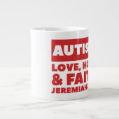 Autism Jumbo Tasse (Vorderseite)