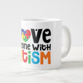 Autism Jumbo Tasse (Vorderseite Rechts)