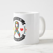 Autism Jumbo Tasse (Vorderseite Rechts)
