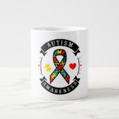 Autism Jumbo Tasse (Vorderseite)