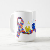Autism Kaffeetasse (Vorderseite Links)