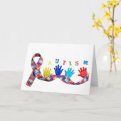 Autism Karte (Gelbe Blume)