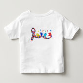 Autism Kleinkind T-shirt (Rückseite)