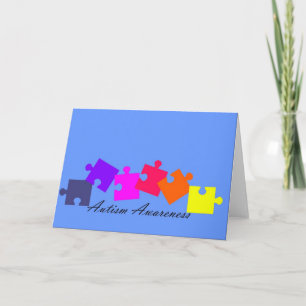 Autism Linear Design Karte