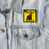 Autism Mama Always On The Job Button Pin (Beispiel)