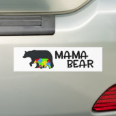 Autism Mama Bear Vinyl Decal Sticker - Car Truck V Autoaufkleber (Auf Auto)