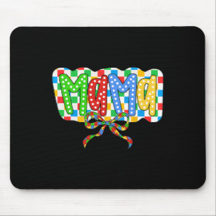 Autism Mama Mama Coquette Bow Autismus Bewusstsein Mousepad