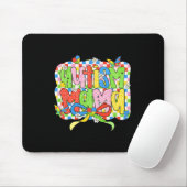 Autism Mama Mama Coquette Bow Autismus Bewusstsein Mousepad (Mit Mouse)