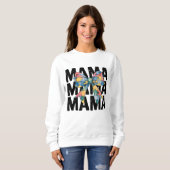 Autism Mama Ribbon Sweatshirt (Vorne ganz)