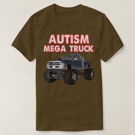 Autism Mega Truck T-Shirt (Design vorne)