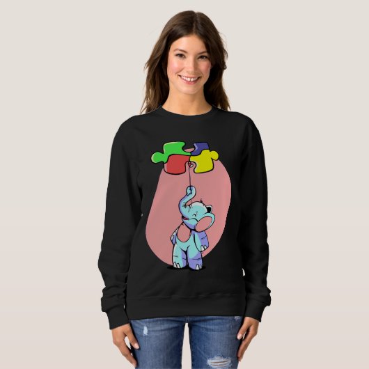Autism Mini Elephant Sweatshirt (Vorne ganz)