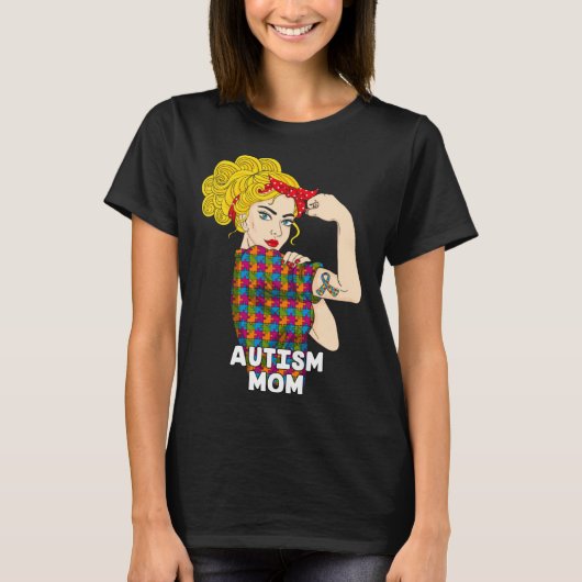 Autism Mom Autism Awareness Kindness Support Autis T-Shirt (Vorderseite)