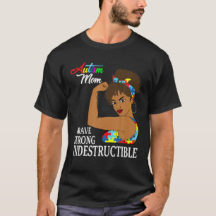Autism Mom Indestructible Autistic Puzzle Ribbon A T-Shirt