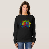 Autism Mom Mother Sunflower Puzzle Piece Autism Aw Sweatshirt (Vorne ganz)