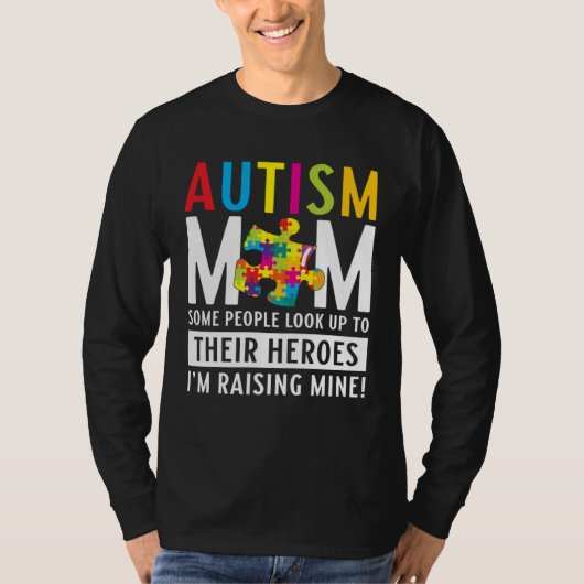 Autism Mom Puzzle Autism Awareness Puzzle Piece T-Shirt (Vorderseite)