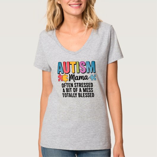 Autism Mom T-Shirt (Vorderseite)