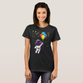 Autism Mom Teacher Youth Kids Astronaut Autism Awa T-Shirt (Vorne ganz)