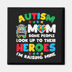 Autism-Mutter-Helden, die das ASD-Bewusstsein stär Magnet