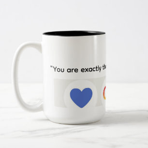 Autism Parent Motivation Zweifarbige Tasse