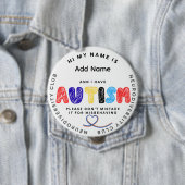 Autism Pin ID Neurodiversity club Button (Beispiel)