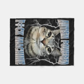 Autism Powered F#ck Machine Funny Cat Meme Autisti Fleecedecke (Vorderseite (Horizontal))
