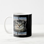 Autism Powered F#ck Machine Funny Cat Meme Autisti Kaffeetasse (Links)