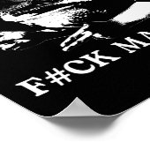 Autism Powered F#ck Machine Funny Meme Frog Autist Poster (Ecke)