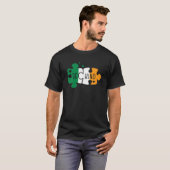 Autism Puzzle Flag Irish St Patrick Day Autism Awa T-Shirt (Vorne ganz)