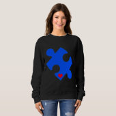 Autism Puzzle Heart Sweatshirt (Vorne ganz)
