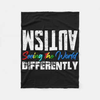 Autism Seeing The World Differently Neurodiversity Fleecedecke
