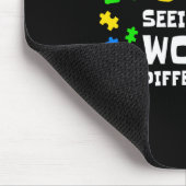 Autism Seeing The World Differently Neurodiversity Mousepad (Ecke)