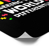Autism Seeing The World Differently Neurodiversity Poster (Ecke)