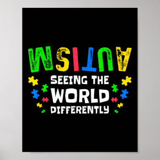Autism Seeing The World Differently Neurodiversity Poster